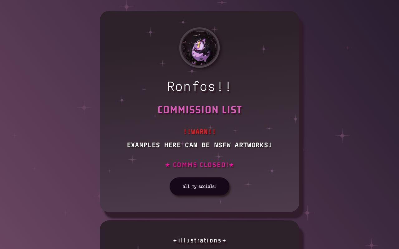 ronfos' commishes